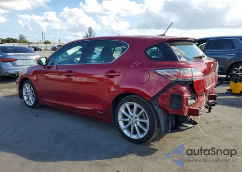 2013 Lexus Ct 200 из США, поврежденный, VIN JTHKD5BH9D2172422